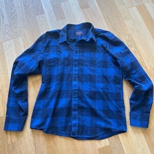 Untuckit 100% Cotton Slim Fit Long Sleeve Flannel Shirt *Great Condition*